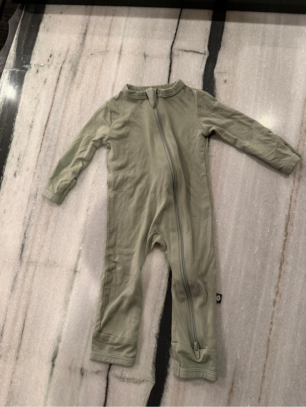KYTE BABY Zippered Romper and Matching Hat